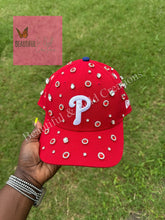 Load image into Gallery viewer, Phillies Rhinestone SnapBack Hat