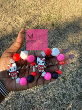 Load image into Gallery viewer, Kawaii Kitty Stanley Tumbler Cup Handle Charm