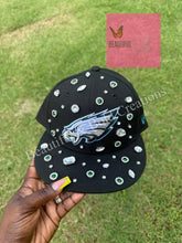 Load image into Gallery viewer, Philadelphia Eagles Super Bowl Champion Rhinestone SnapBack Baseball Hat/Cap