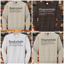 Load image into Gallery viewer, Book Lover Sweatshirts | Unisex Bookish Crewnecks & Reader Gifts