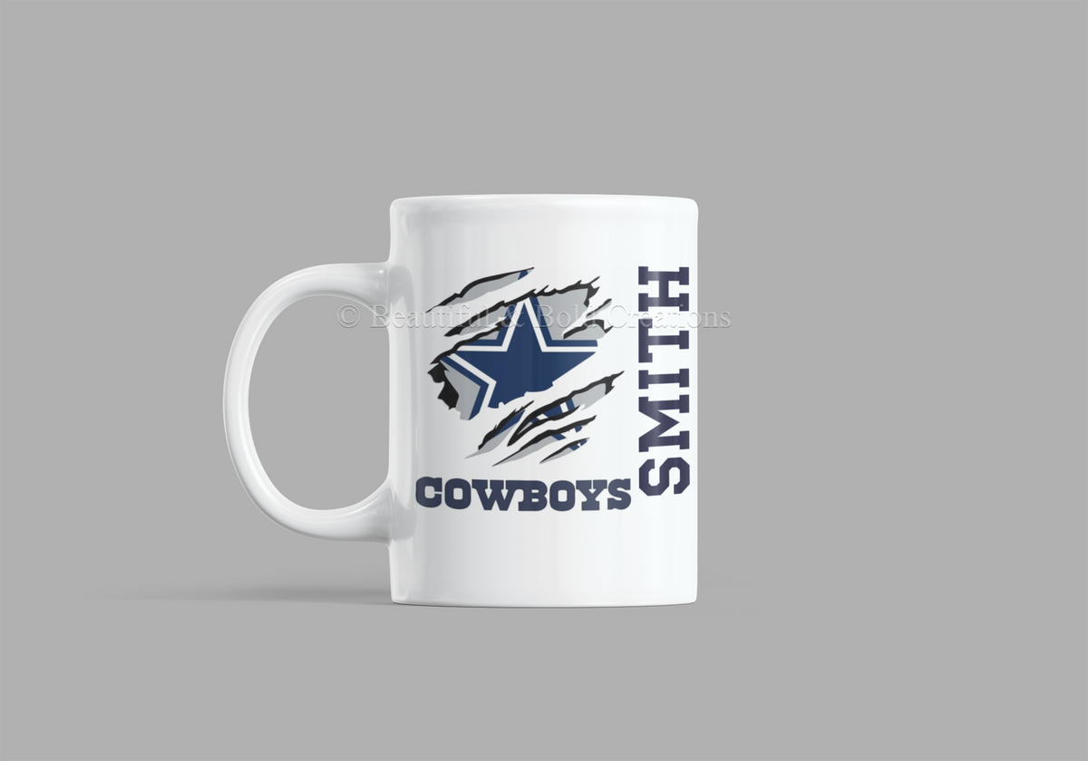 Dallas Cowboys Mug – Beautiful & Bold Creations