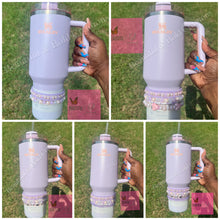 Load image into Gallery viewer, Orchid Shimmer tumbler accessories tumbler bracelets

