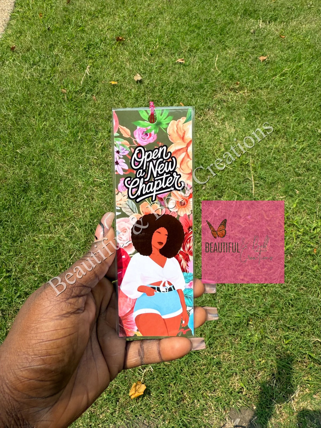 Black Girl Bookworm Bookmark