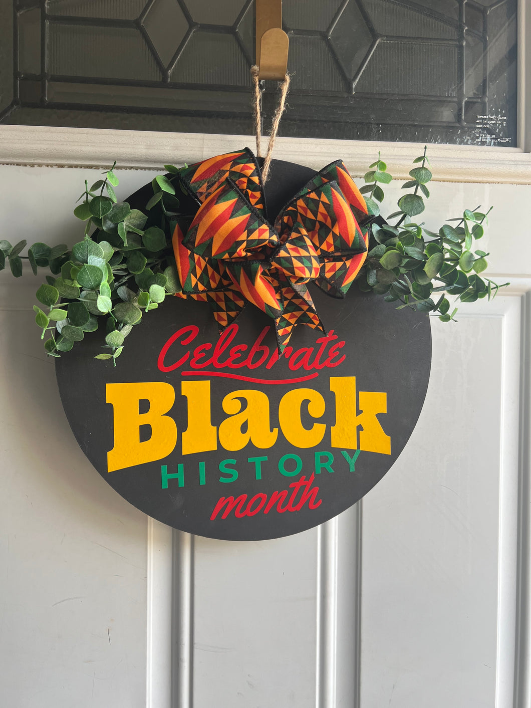 Celebrate Black History Month Door Hanger