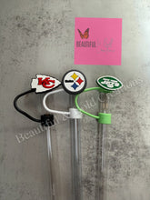 Load image into Gallery viewer, NFL Football Stanley Tumbler Straw Cover 10mm

