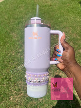 Load image into Gallery viewer, Orchid Shimmer tumbler accessories tumbler bracelets
