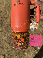 Load image into Gallery viewer, Pumpkin Spice Fall Bracelets Stanley Tumbler Cup

