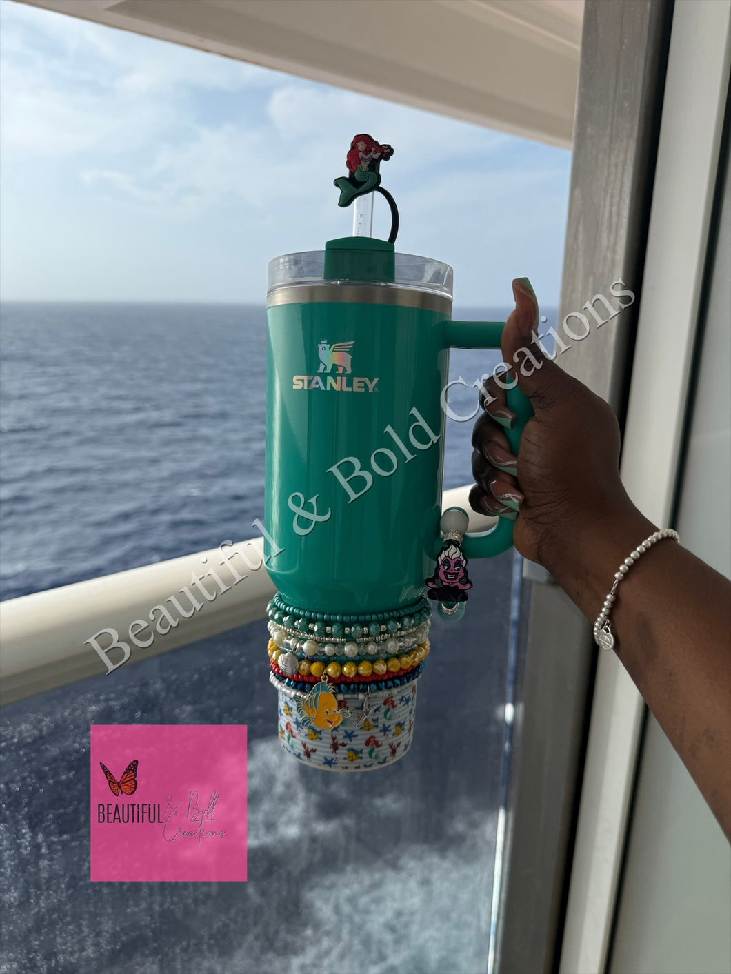 Little Mermaid Stanley Tumbler Accessories