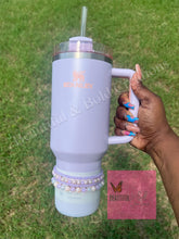 Load image into Gallery viewer, Orchid Shimmer tumbler accessories tumbler bracelets
