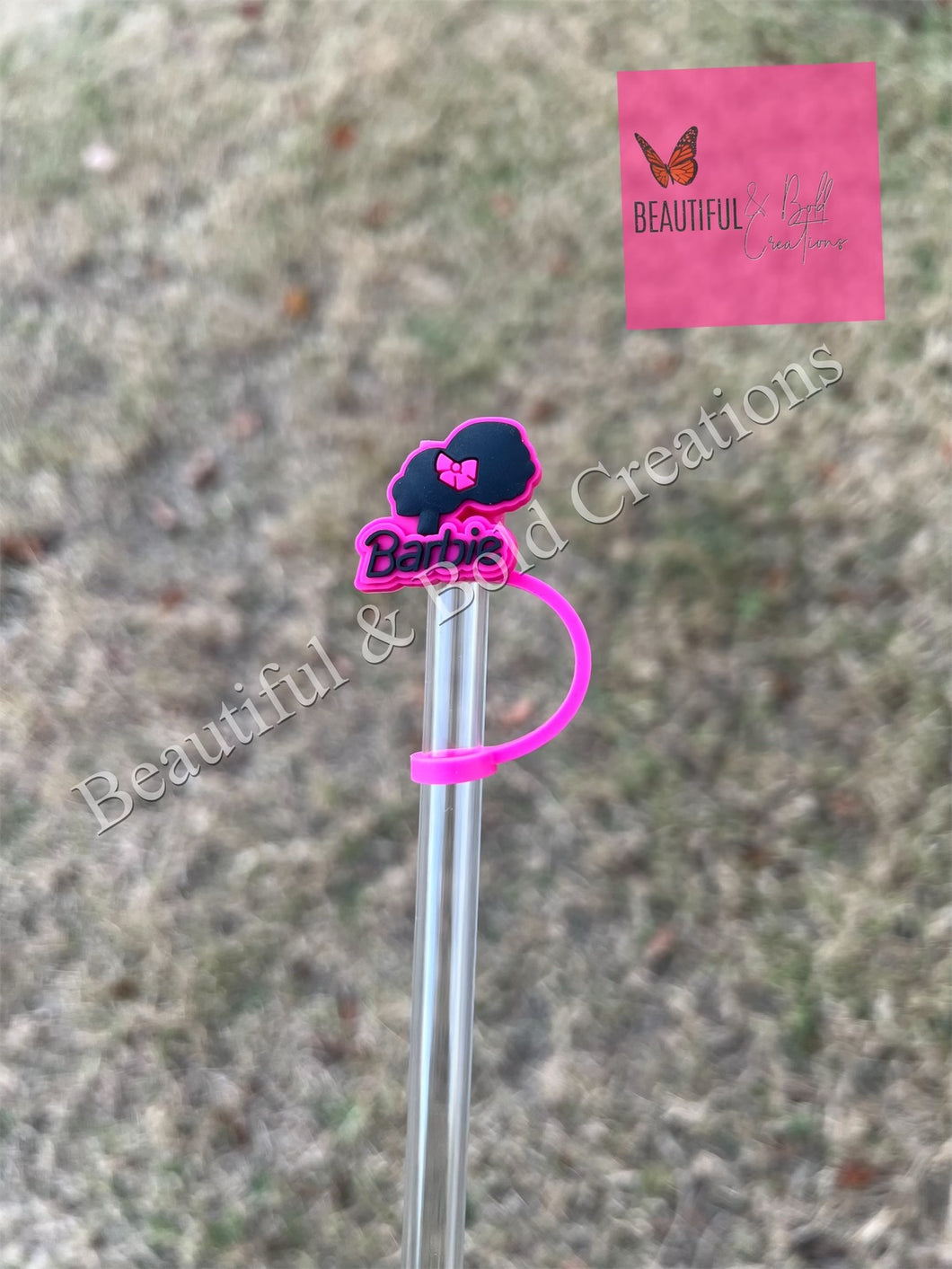 Black Afro Girl/Woman Stanley Tumbler Straw Cover Topper 10mm