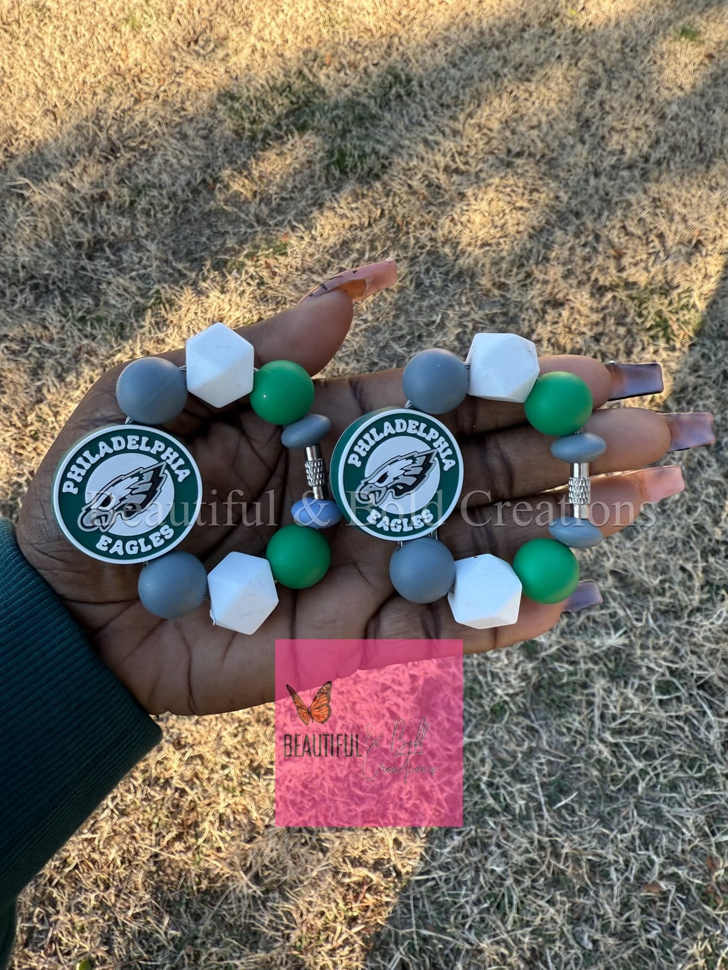 NFL Football Team Stanley Tumbler Cup Handle Charm