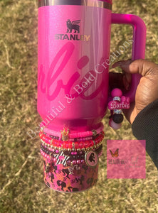Barbie Stanley Tumbler Bracelets Accessories