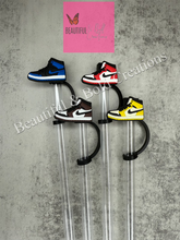 Load image into Gallery viewer, Sneaker head Stanley Tumbler Straw Cover Topper 10mm
