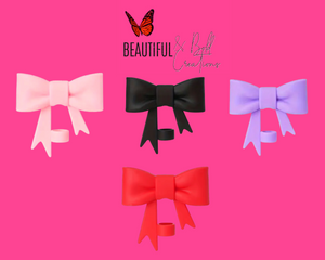 Cutesy Bow Silicone Stanley Tumbler Straw Cover