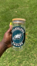 Load and play video in Gallery viewer, Philly Eagles Football Glass Cans

