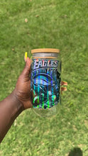 Load and play video in Gallery viewer, Philly Eagles Football Glass Cans
