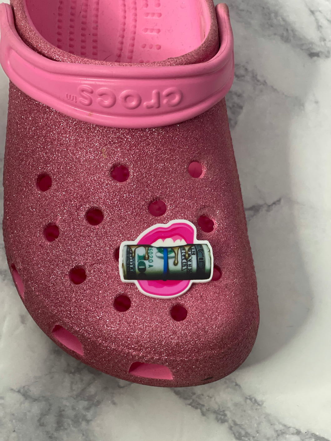 Money Hungry Shoe Charm