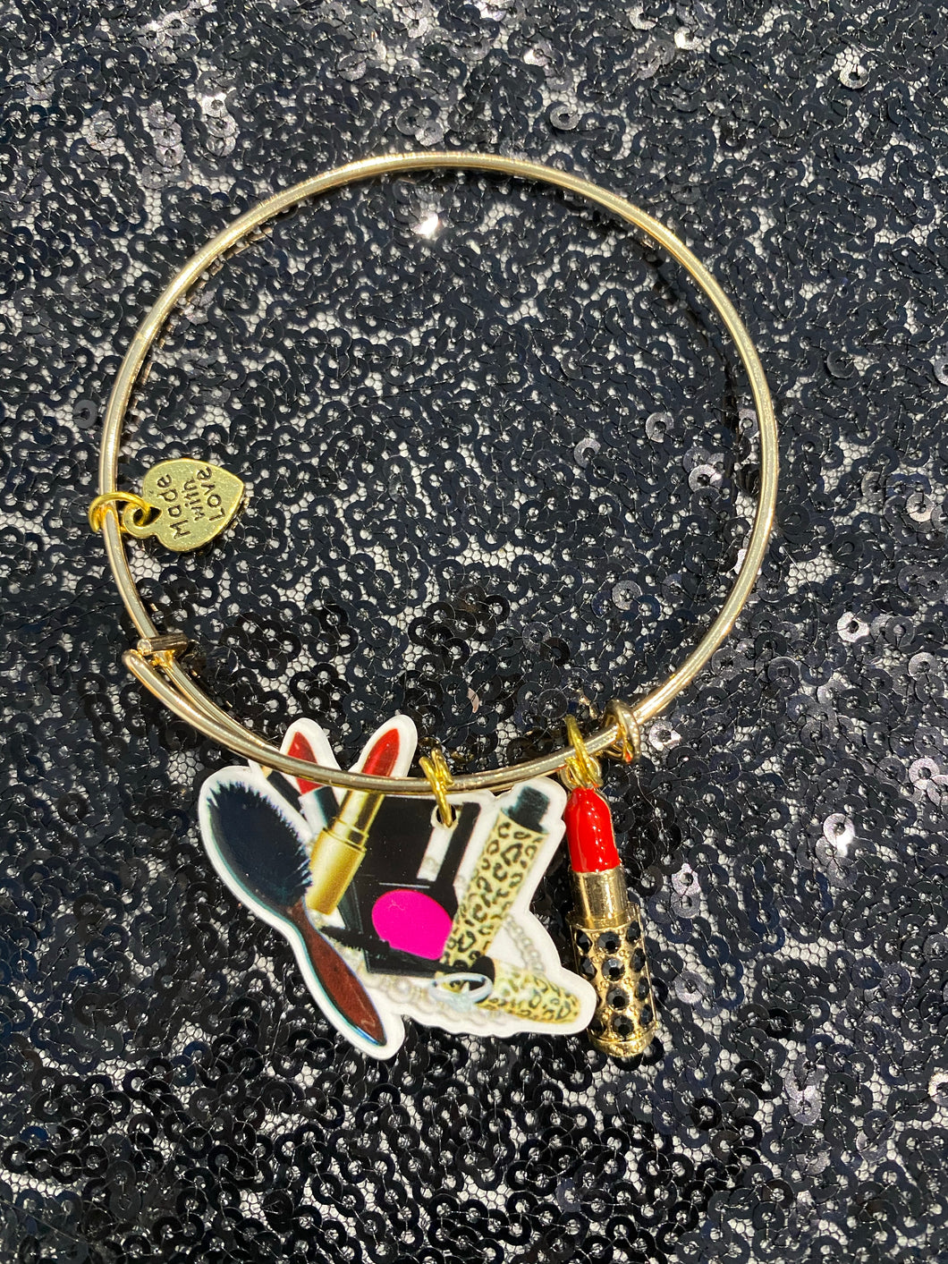 Makeup Junkie Charm Bracelet
