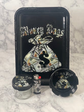 Load image into Gallery viewer, Money Bags Rolling Tray Set
