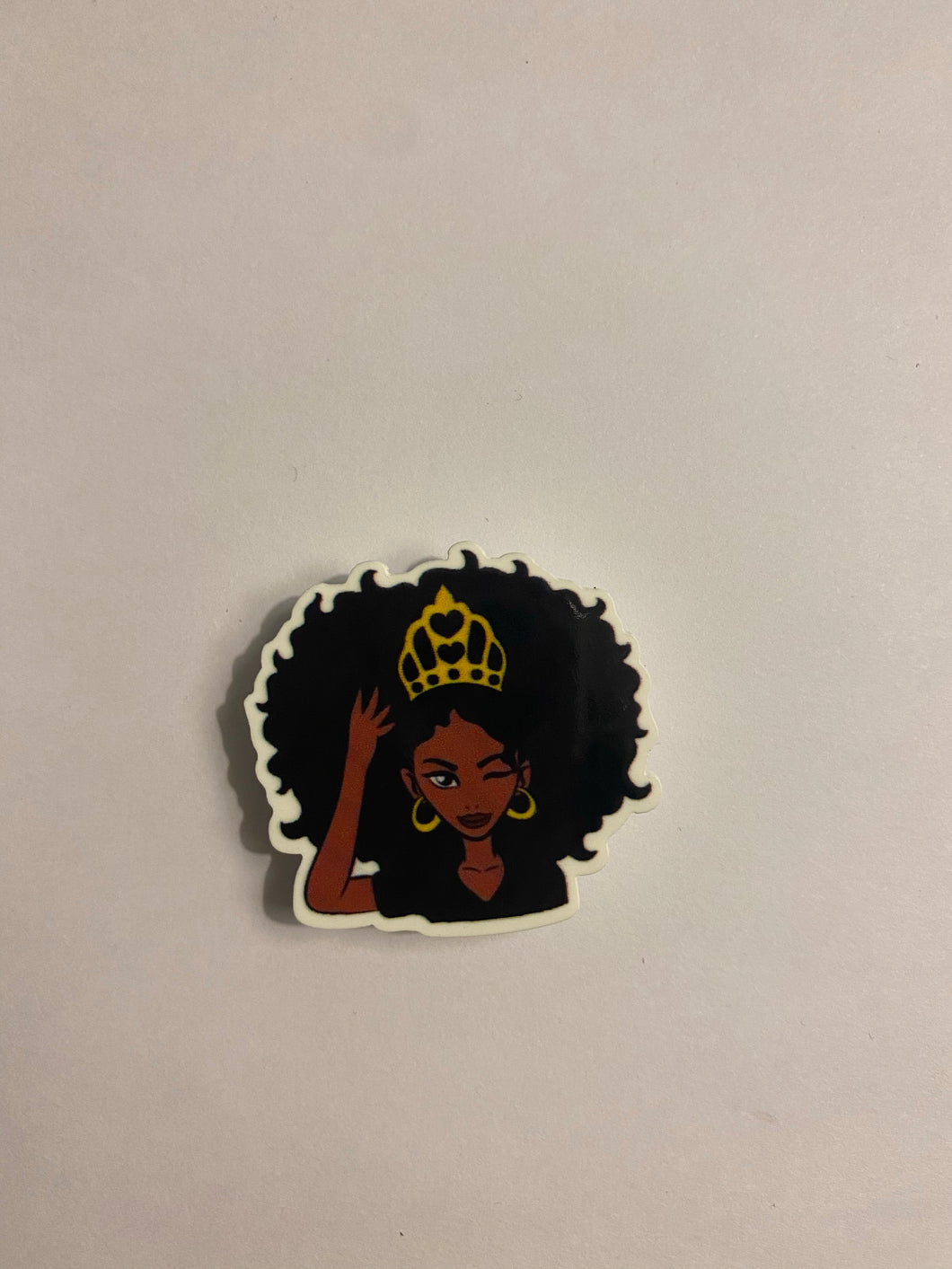 Black Queen Shoe Charm