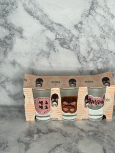 Mom Life Shot Glass set