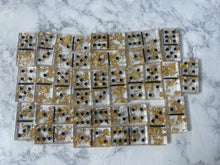 Load image into Gallery viewer, Gold Leaf Dominos Set
