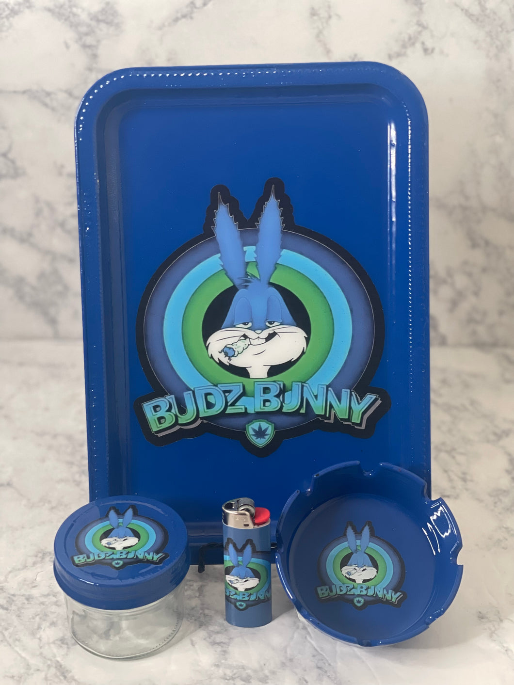 Budz Bunny Rolling Tray Set