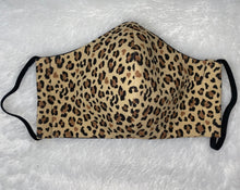 Load image into Gallery viewer, Leopard Print headband &amp; Mask Set
