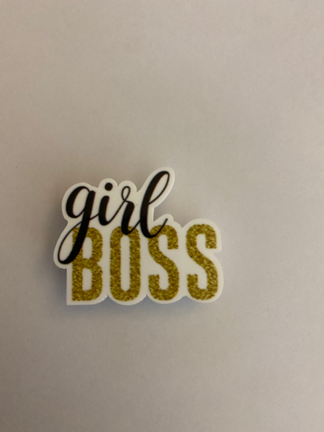 Girl Boss Shoe Charm