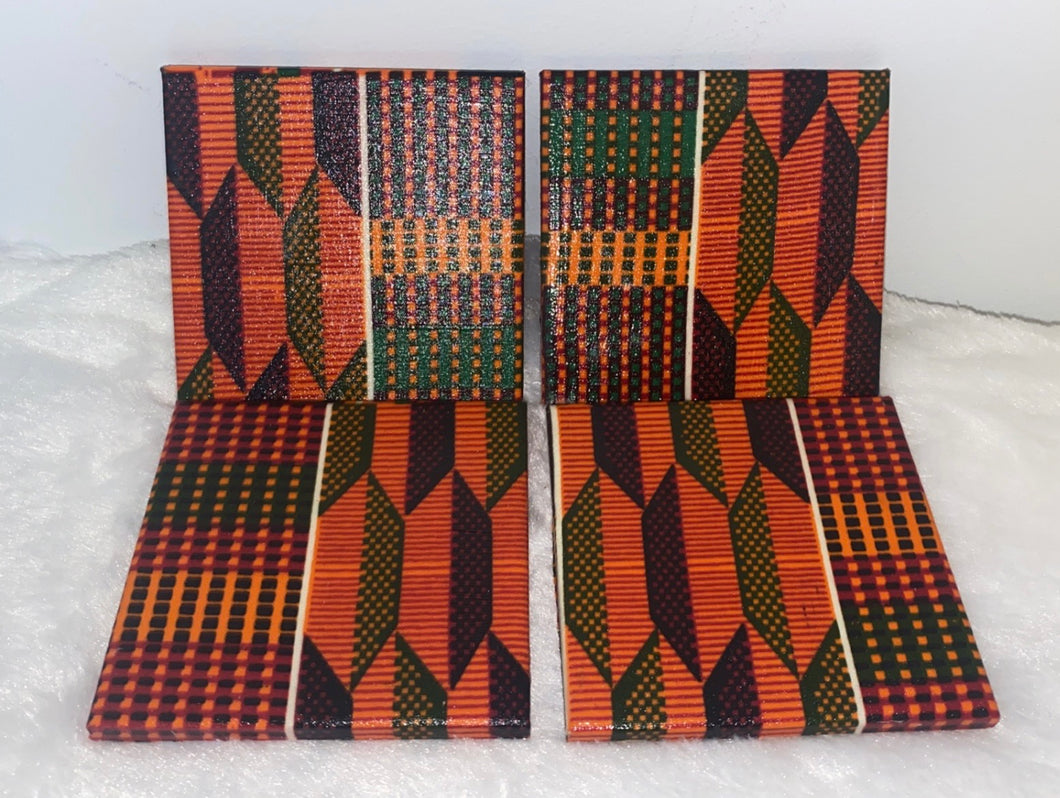 Kente Coasters