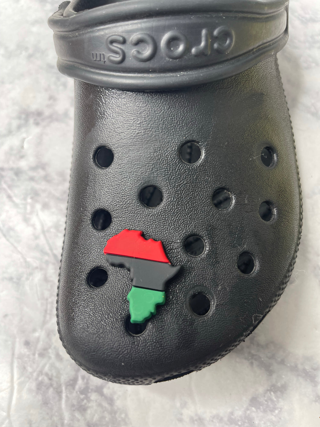 Africa Shoe Charm