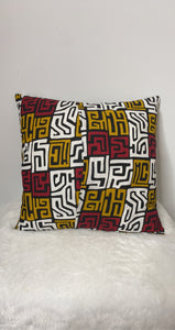 The Maze Ankara Throw Pillow Sham