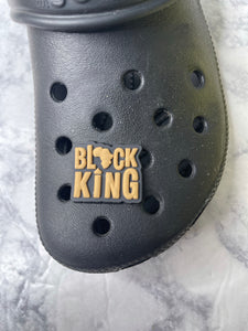 Black King Shoe Charm