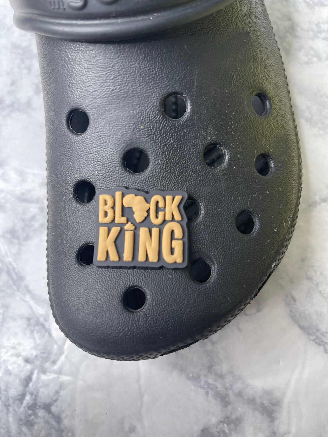 Black King Shoe Charm