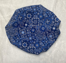 Load image into Gallery viewer, Blue Bandana Bonnet
